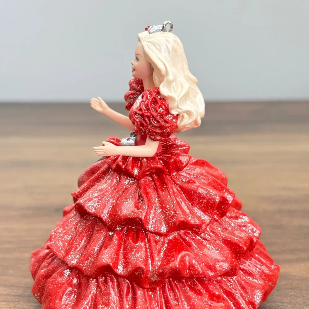 VINTAGE Hallmark Ornament Holiday Red BARBIE COLLECTORS CLUB 1st in Series 1996